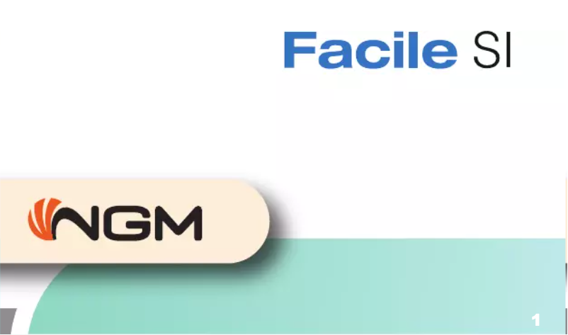 Page 1 de la notice Manuel utilisateur NGM Facile Si