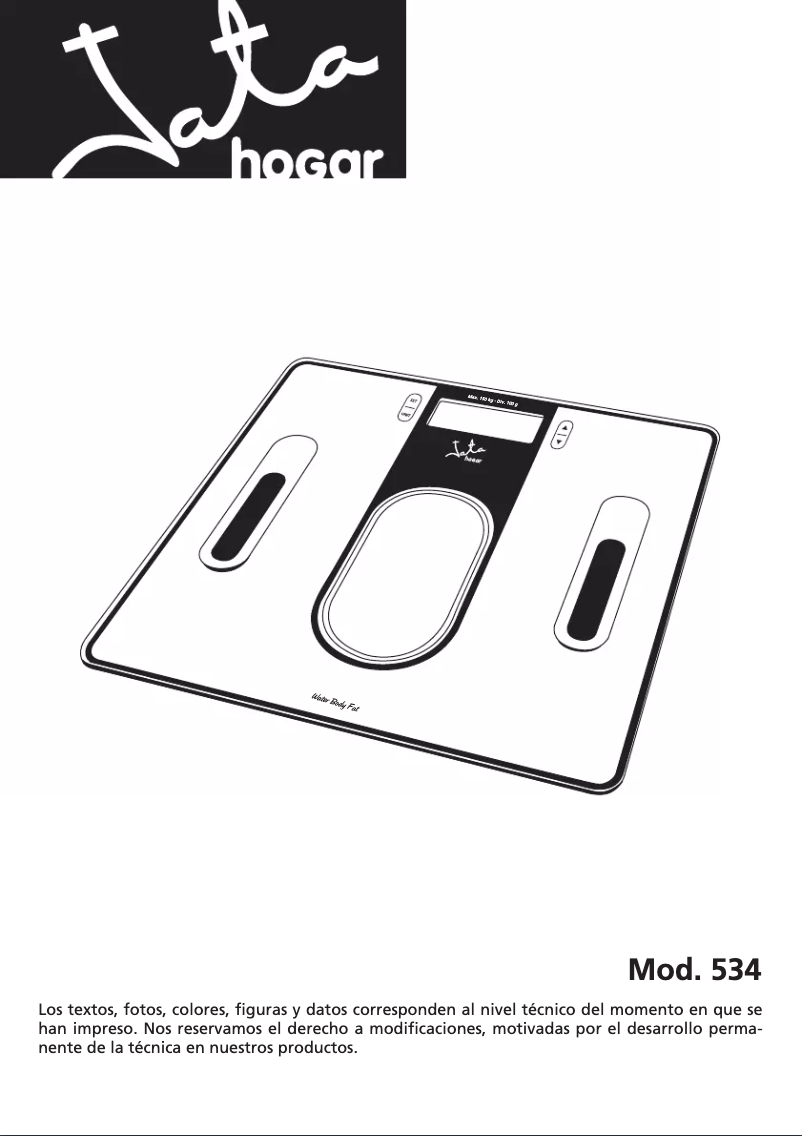 Page n°1 - Manuel utilisateur Jata Mod. 534