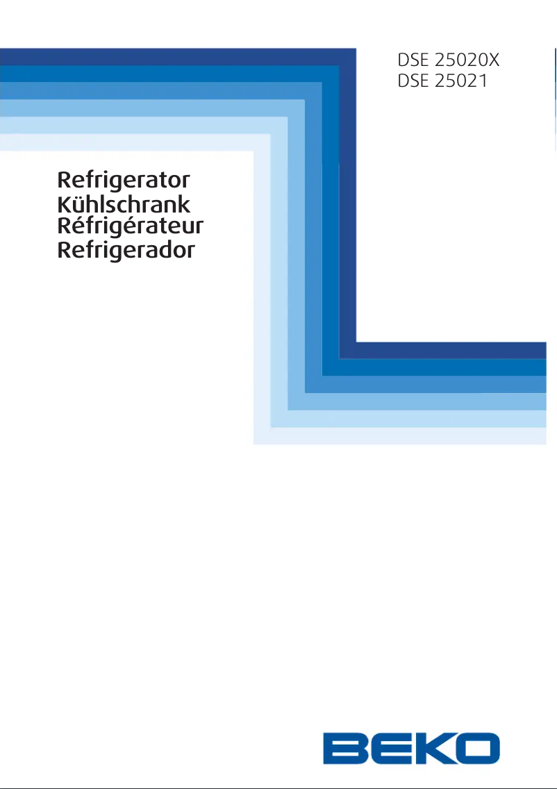 Image de la première page du manuel de l'appareil DSE25020X