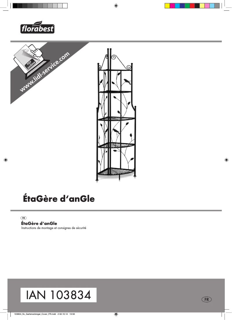 Image de la première page du manuel de l'appareil IAN 103834