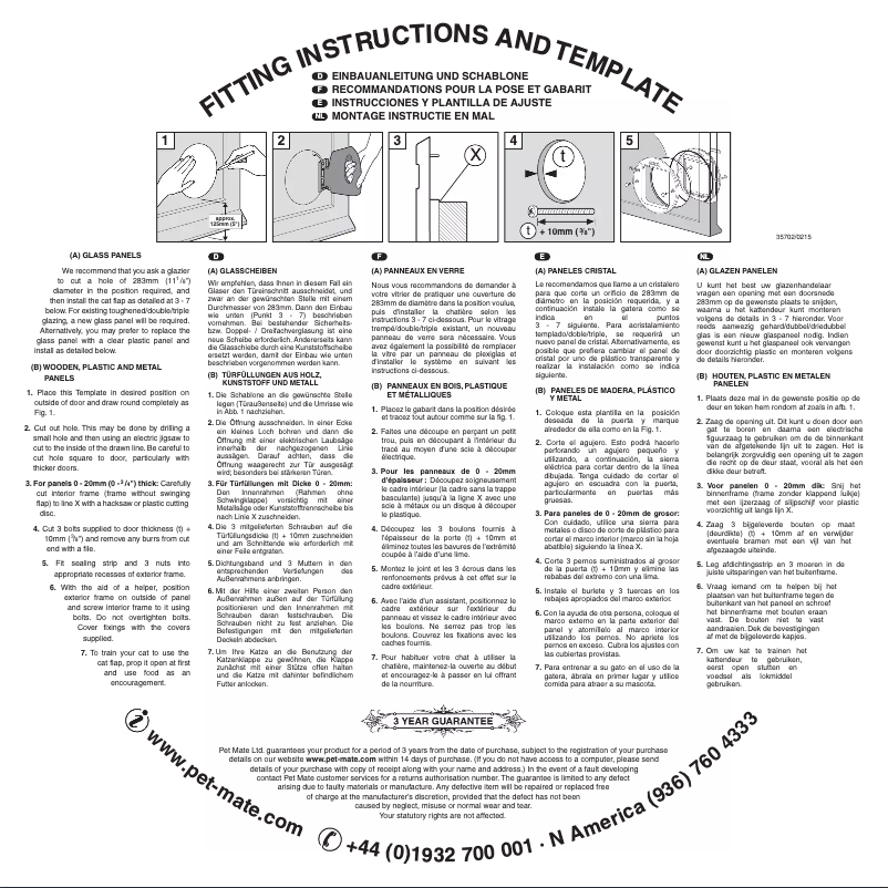 Image de la première page du manuel de l'appareil 357W Large