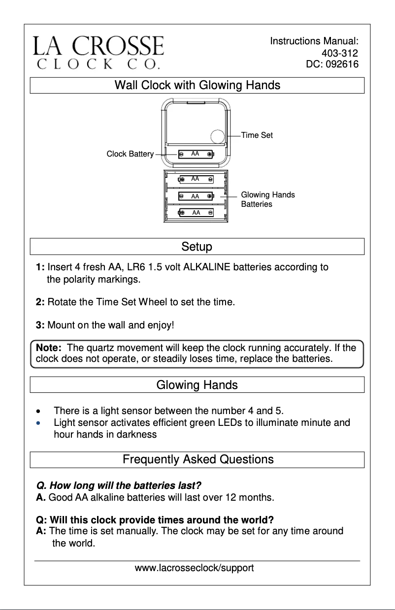 Imagen de la primera página del manual del dispositivo 403-314
