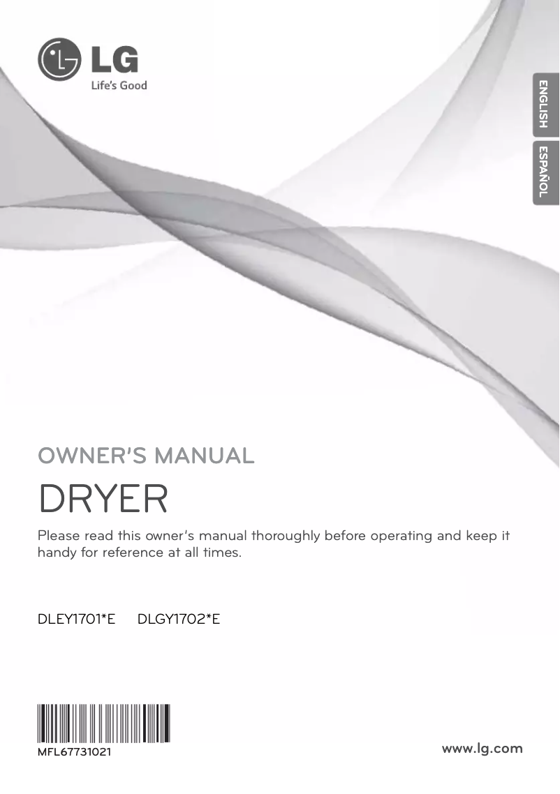 Page n°1 - Manuel utilisateur LG DLGX9001W