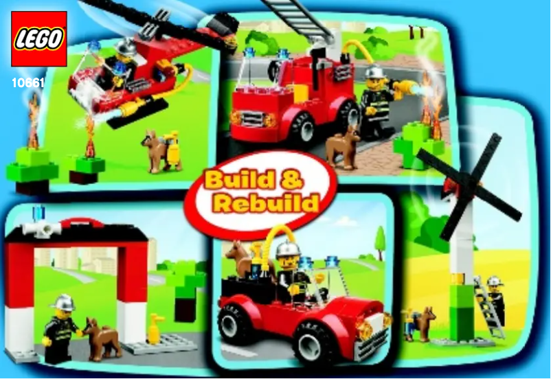 Page 1 de la notice Manuel utilisateur Lego My First LEGO® Fire Station