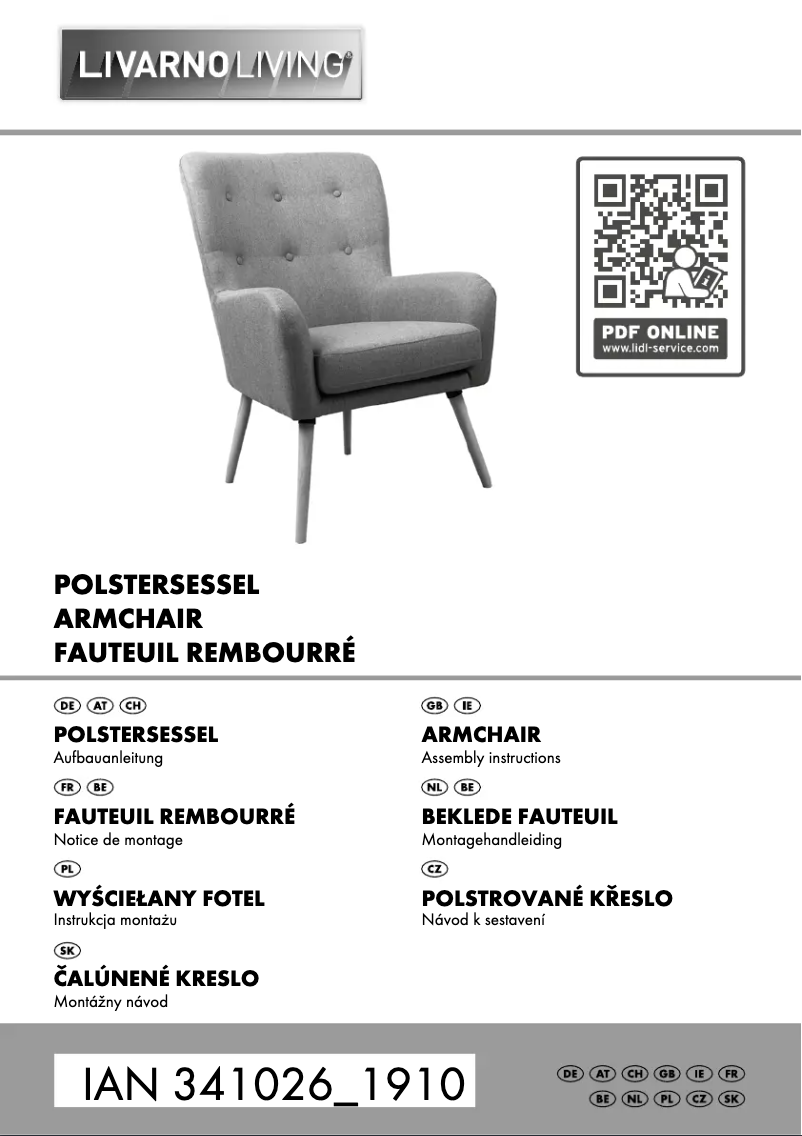 Page n°1 - Manuel utilisateur Livarno Lux IAN 341026