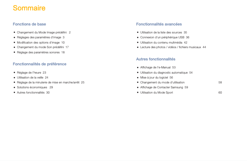 Page 1 de la notice Manuel utilisateur Samsung T32E310MZ