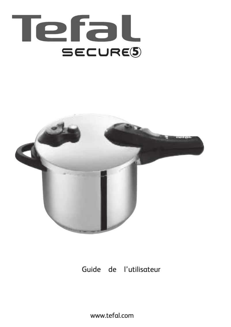 Page 1 de la notice Manuel utilisateur Tefal Secure 5 P2500732