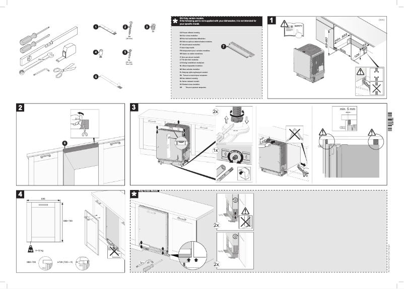 Page n°1 - Manuel utilisateur Asko DFI8303