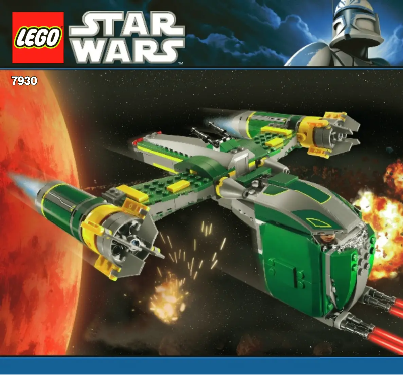 Image de la première page du manuel de l'appareil Star Wars 7930