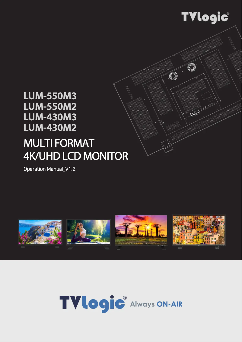 Image de la première page du manuel de l'appareil LUM-430M3