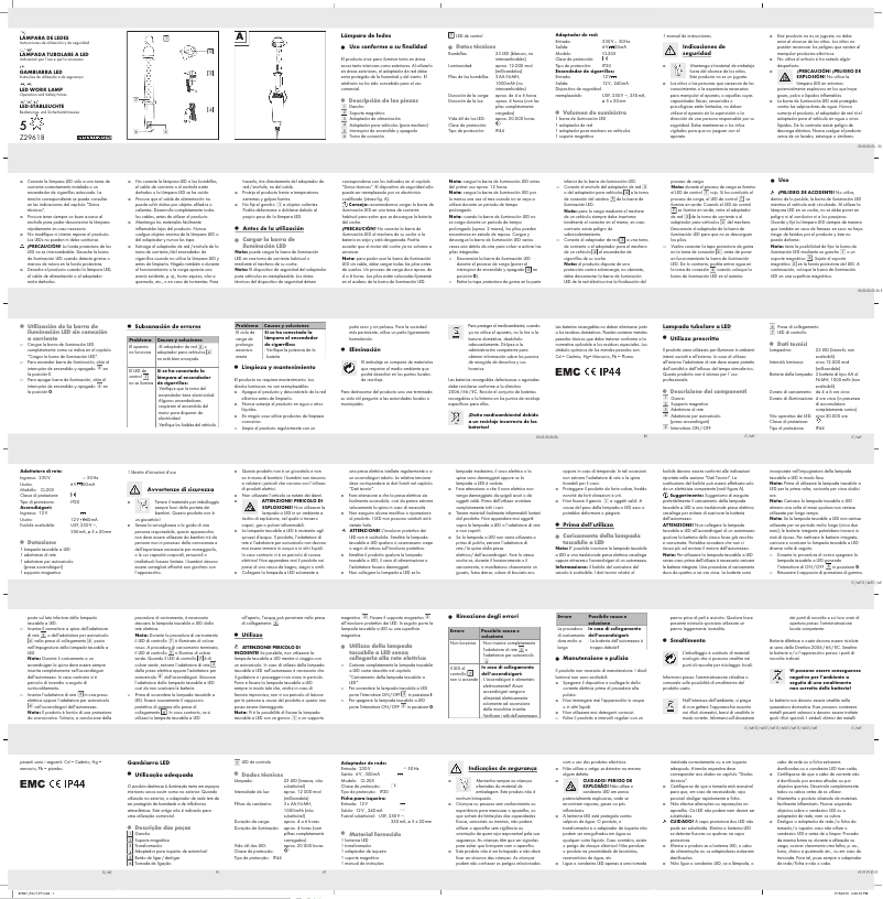 Page 1 de la notice Manuel utilisateur Livarno Lux IAN 87697