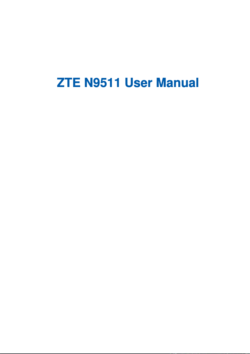 Page 1 de la notice Manuel utilisateur ZTE Source