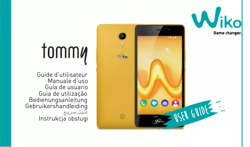 Page n°1 - Manuel utilisateur Wiko TOMMY