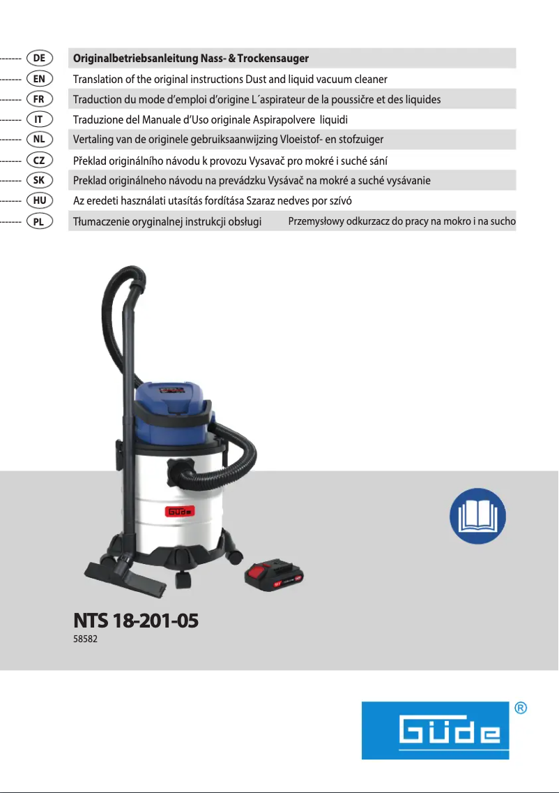 Image de la première page du manuel de l'appareil NTS 18-201-05