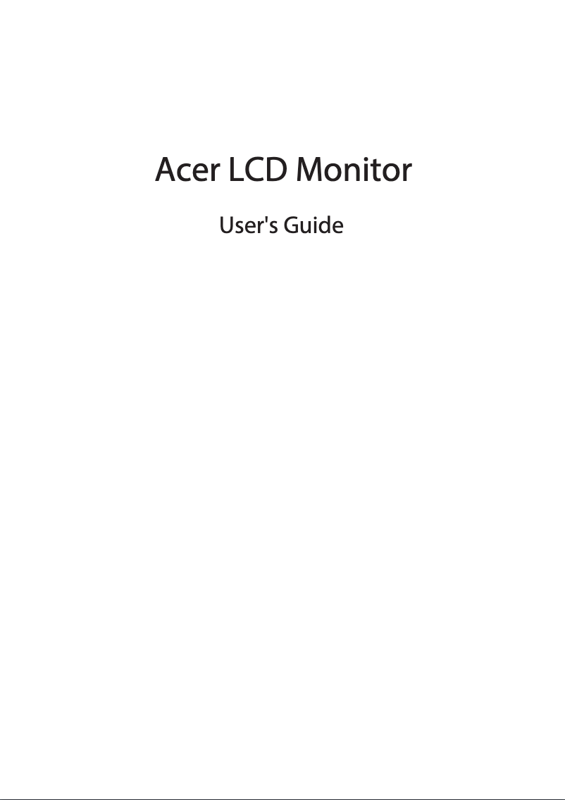 Page n°1 - Manuel utilisateur Acer EB490QKbmiiipx