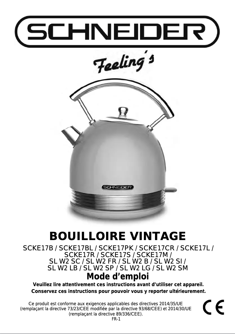 Página 1 del manual Manual de usuario Schneider SL W2 SM