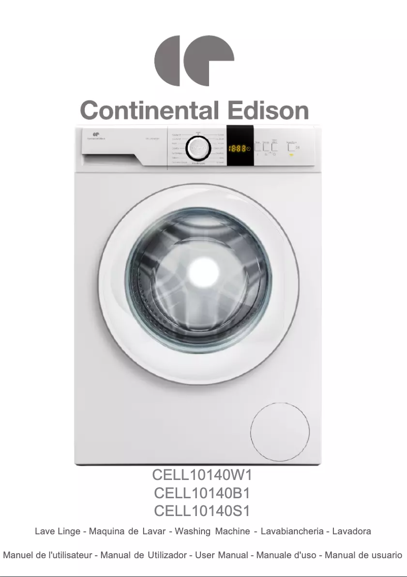 Page n°1 - Manuel utilisateur Continental Edison CELL10140W1