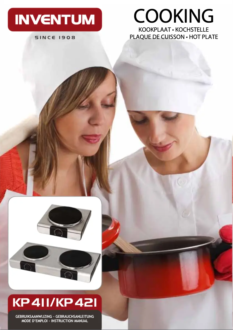 Page 1 de la notice Manuel utilisateur Inventum KP411