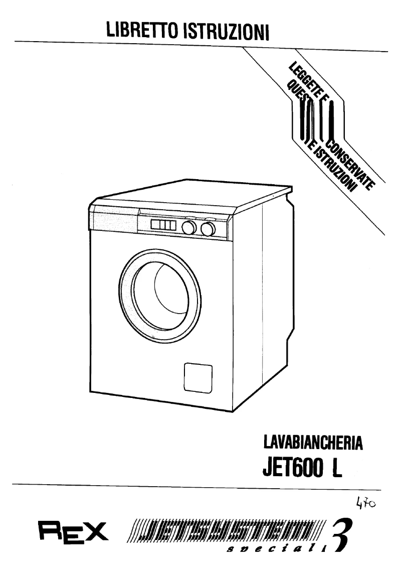 Image de la première page du manuel de l'appareil JET600L