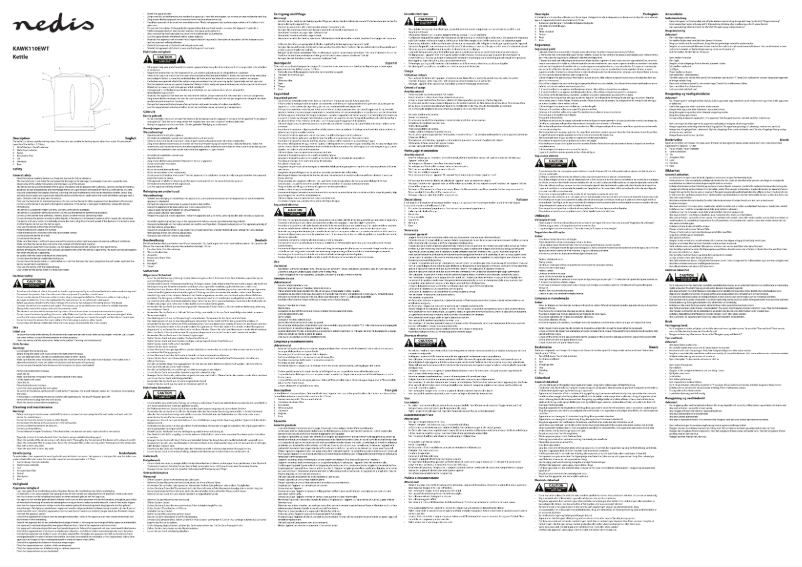 Página 1 del manual Manual de usuario Nedis KAWK110EWT