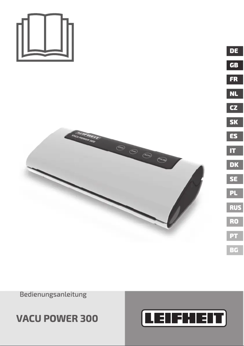 Page n°1 - Manuel utilisateur Leifheit Vacu Power 300