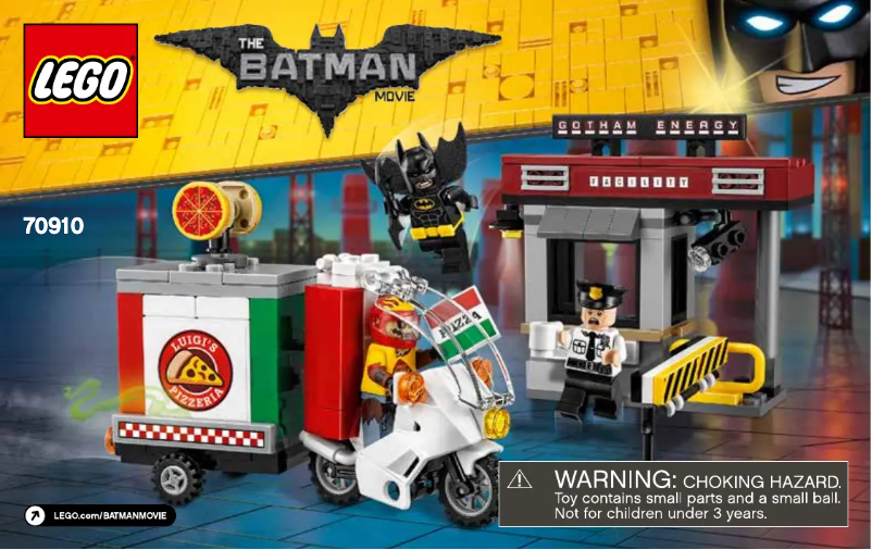 Page 1 de la notice Manuel utilisateur Lego Batmanmovie 70910