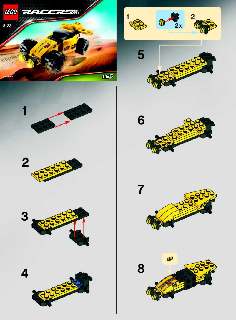 Page n°1 - Manuel utilisateur Lego Desert Viper