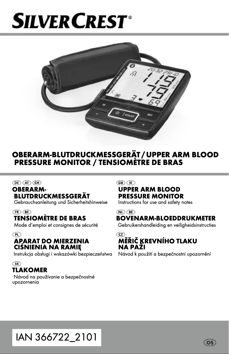 Page 1 de la notice Manuel utilisateur SilverCrest IAN 366722
