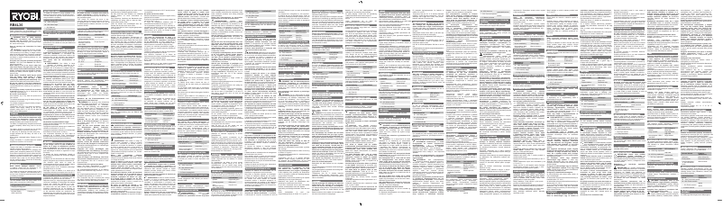 Page 1 de la notice Manuel utilisateur RYOBI RB4L30