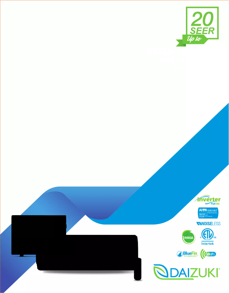 Page 1 de la notice Fiche technique Daizuki DXTC36X426A-17