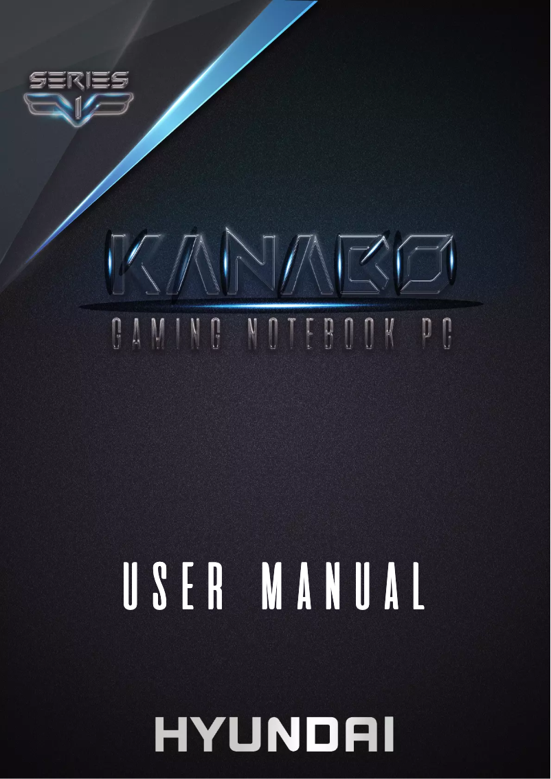 Image de la première page du manuel de l'appareil Kanabo HG156681S