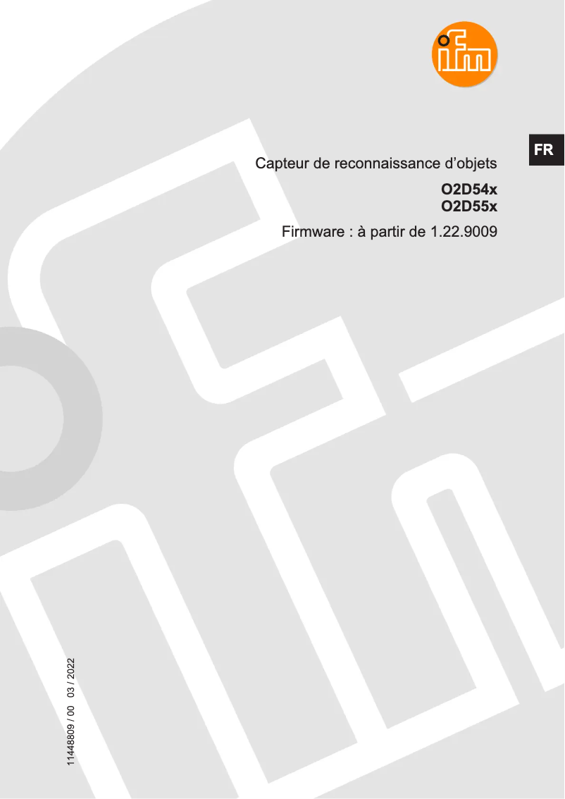 Página 1 del manual Manual de usuario IFM O2D542