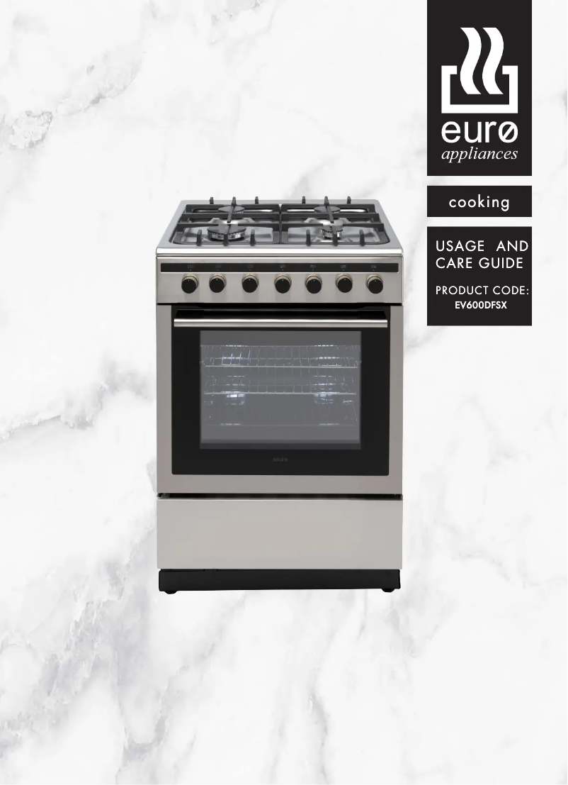 Page n°1 - Manuel utilisateur Euro Appliances EV600DPSX