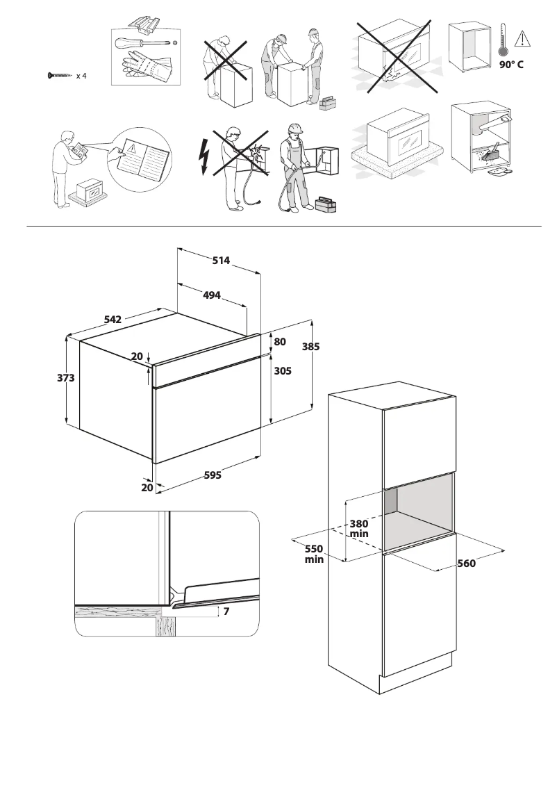 Page n°1 - Instructions de sécurité Whirlpool W6 MD440 NB
