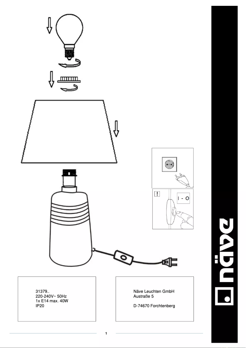 Image de la première page du manuel de l'appareil Vittoria