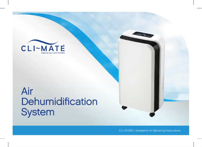 Image de la première page du manuel de l'appareil CLI-DH10