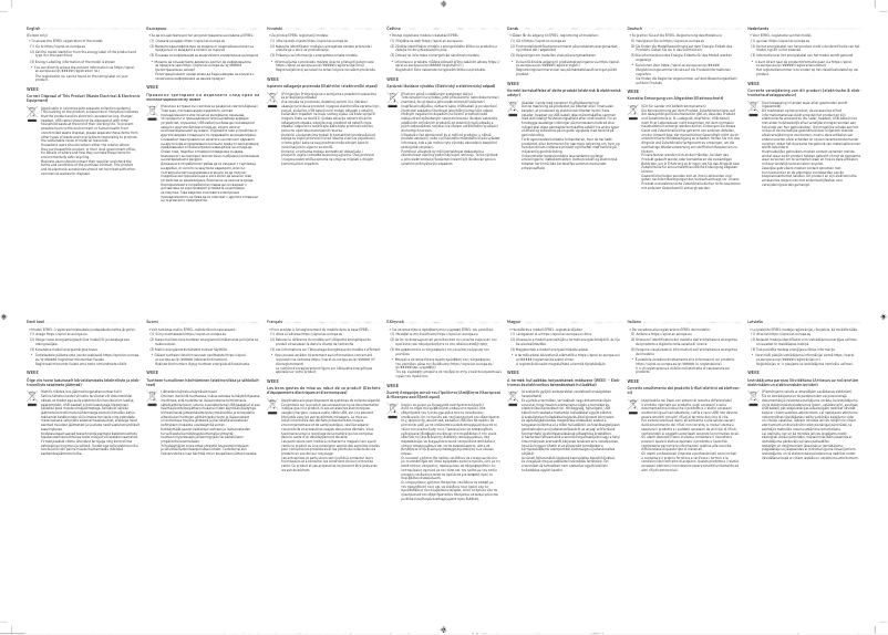 Image de la première page du manuel de l'appareil C27RG54FQR