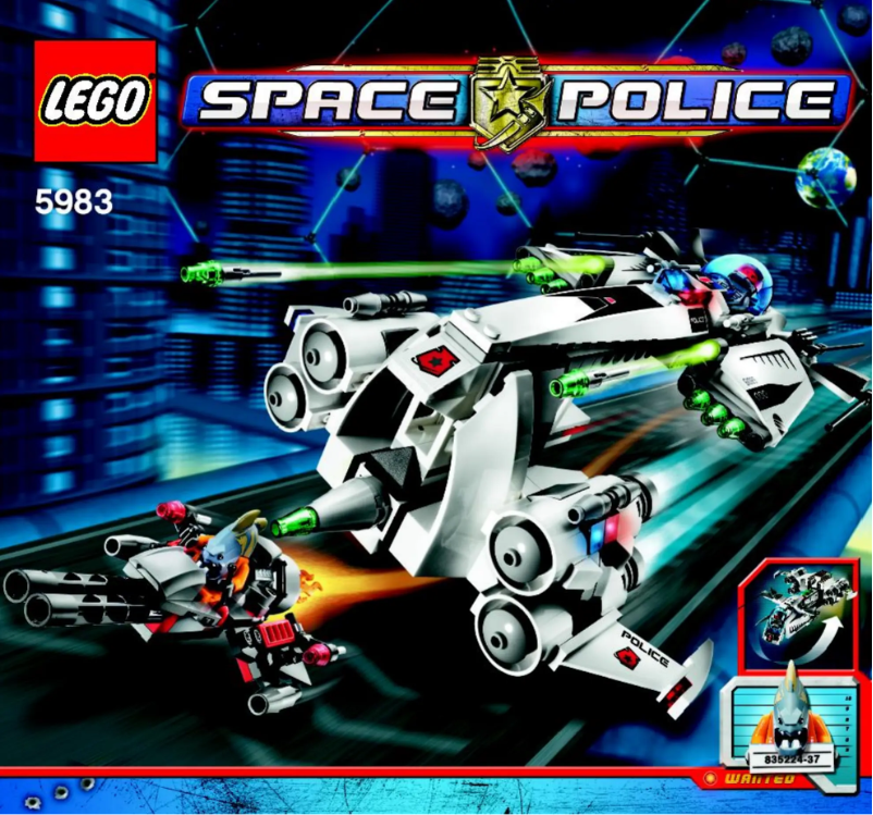 Page 1 de la notice Manuel utilisateur Lego SP Undercover Cruiser