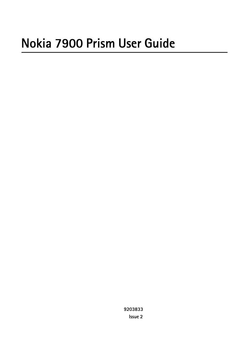 Imagen de la primera página del manual del dispositivo 7900