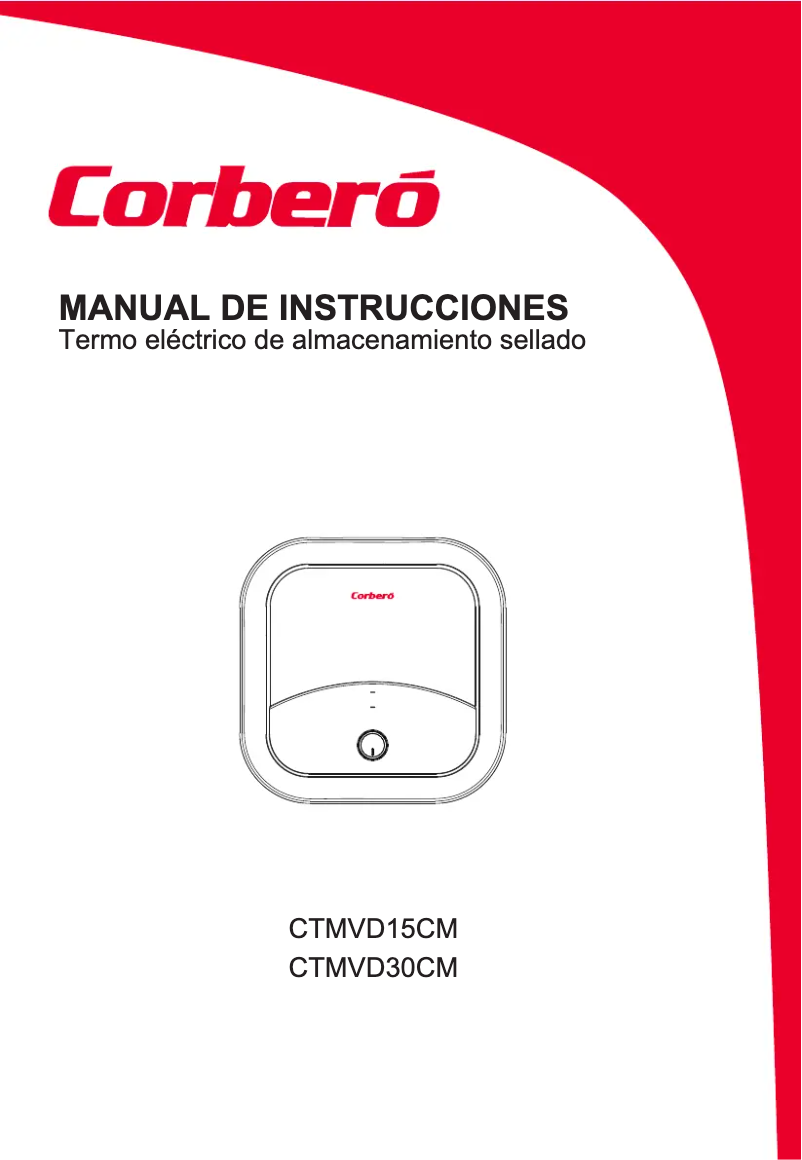 Page n°1 - Manuel utilisateur Corbero CTMVD15CM