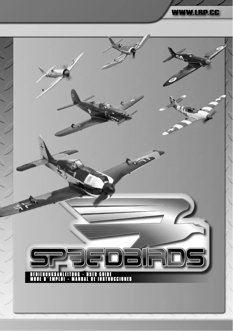 Page n°1 - Manuel utilisateur LRP F-645 Focke-Wulf FW-190 Speedbird ARF