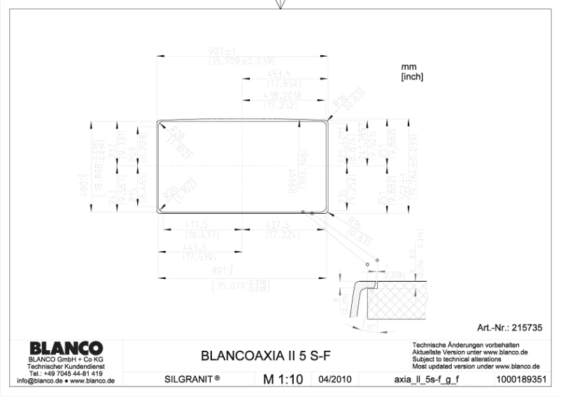 Image de la première page du manuel de l'appareil AXIA II 5 S-F