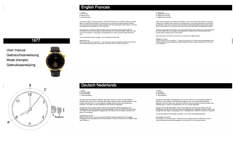 Page 1 de la notice Manuel utilisateur Davis 1677