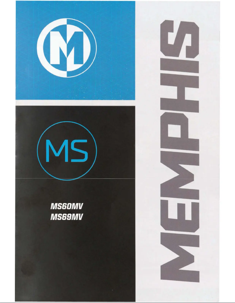 Page n°1 - Manuel utilisateur Memphis Audio MS60MV