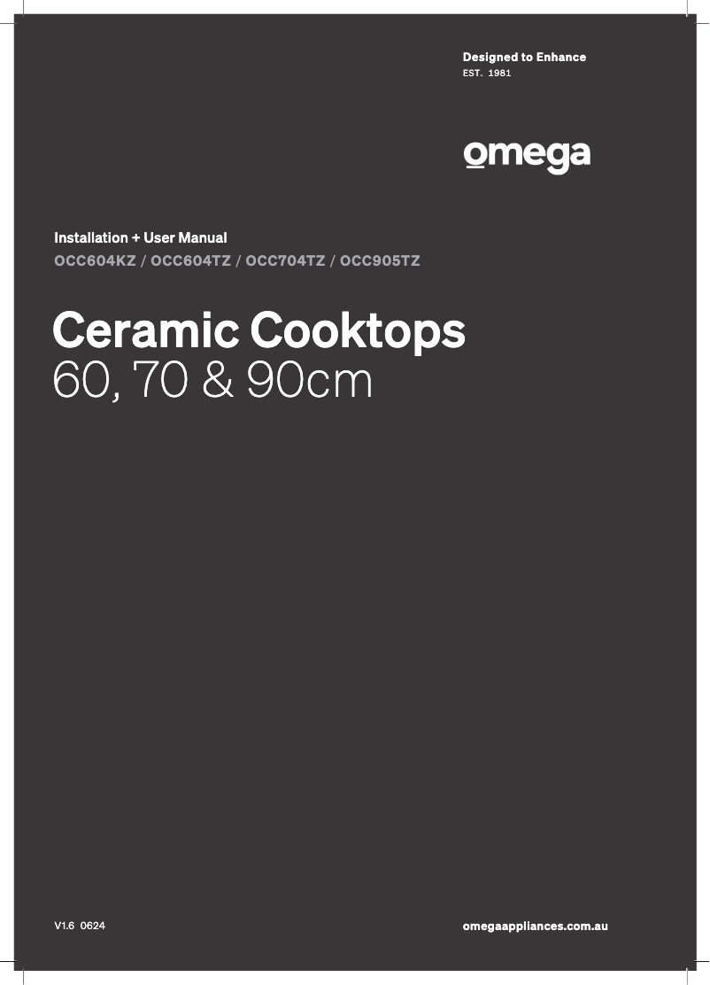 Image de la première page du manuel de l'appareil OCC905TZ