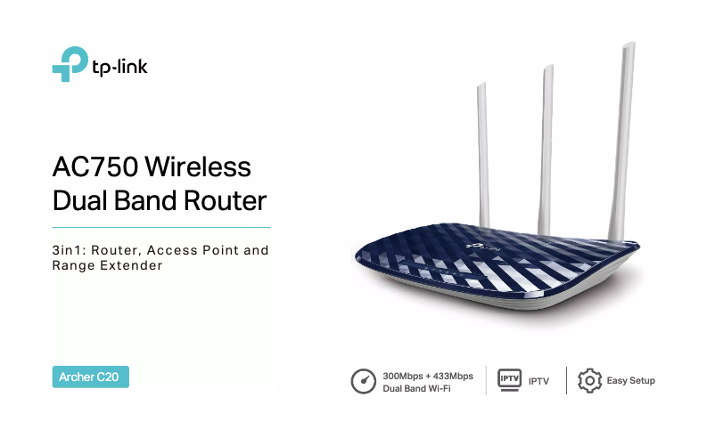 Page 1 de la notice Fiche technique TP-Link Archer C20