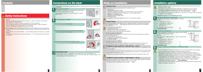 Page 1 de la notice Guide d'installation Bosch WTV74105GB
