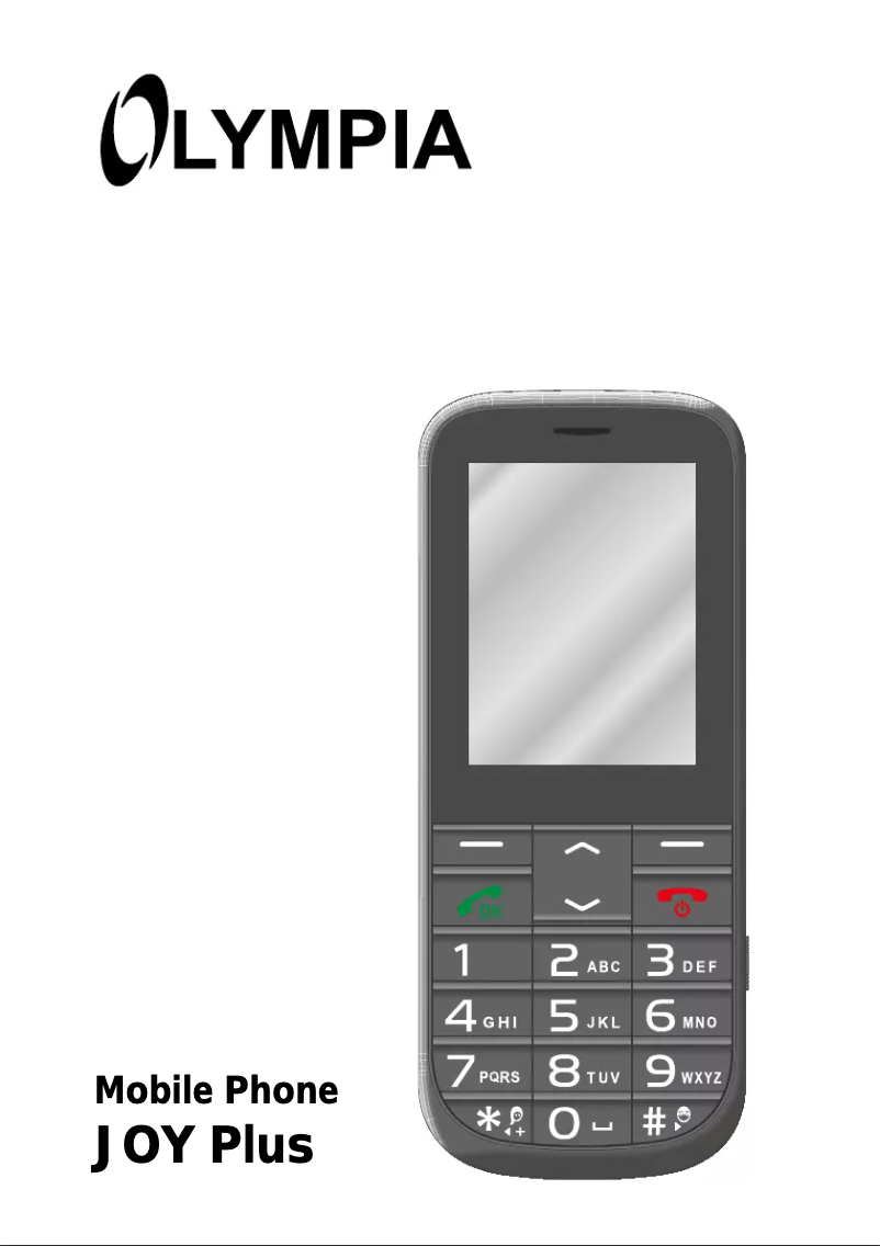 Image de la première page du manuel de l'appareil Joy Plus