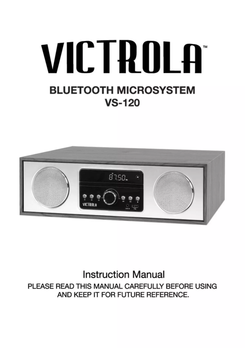 Page 1 de la notice Manuel utilisateur Victrola VS-120