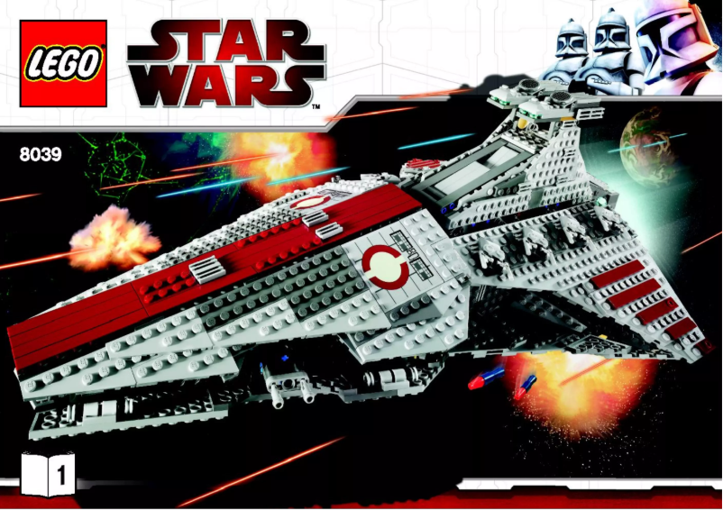 Page n°1 - Manuel utilisateur Lego Star Wars 8039